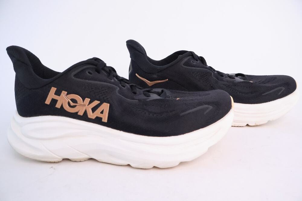 Hoka One One Clifton 10 Black Rose Gold Women's 7B 1162031 BRGL #149